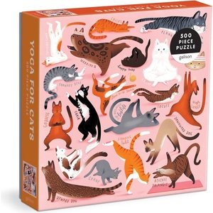 Galison - Puzzle Yoga for Cats - 500 piese