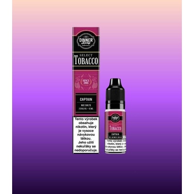 Dinner Lady Bar Salts TOBACCO Captain Tobacco 10 ml 20 mg