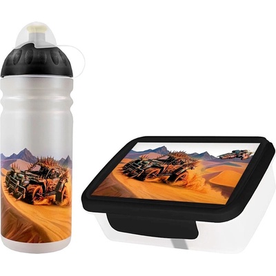 Zdravá fľaša 0,7 l a Zdravá desiata set Buggy