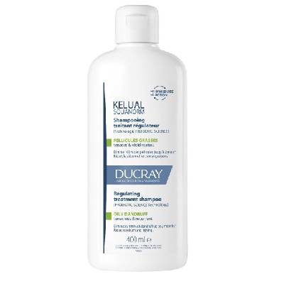 Ducray Kelual Squanorm Seborregulačný ošetrujúci šampón proti mastným lupinám 400 ml