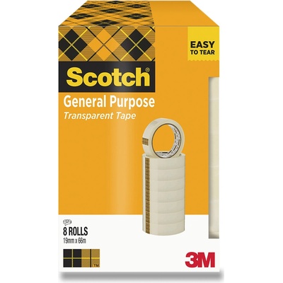 3M Scotch lepicí páska 19 mm x 66 m transparentní