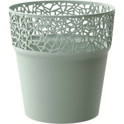 PlasticFuture Květináč s krajkou Tree šalvěj, 14,5 cm