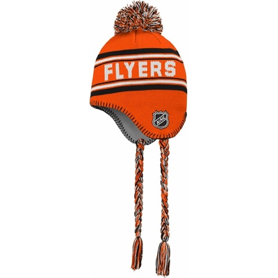 Outerstuff Dětská zimní čepice Philadelphia Flyers NHL Jacquard Tassel