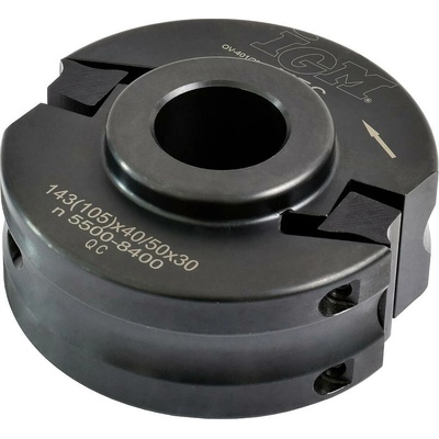 IGM F021-10031 - Univerzální frézovací hlava pr. 100/136x40/50x30mm, Alu tělo