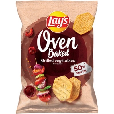 Lay's Oven Baked Pečené zemiakové lupienky tvarované s príchuťou grilovanej zeleniny 110 g