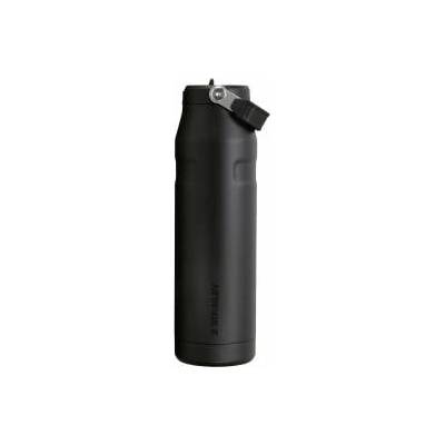 STANLEY 1913 Flip Straw Drinking Bottle with Straw 1.06L - Thermal Mug Cools for 17 Hours - Ice Cold for 4 Days - BPA Free - Leakproof - For Drink Holders - Dishwasher Safe - Black - 100000108013