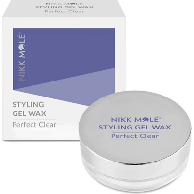 Nikk Mole Styling Gel Wax Perfect Clear fixační gelový vosk na obočí 15 g – Zboží Dáma