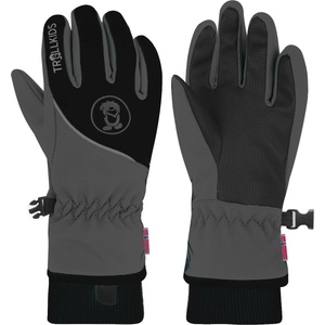 Trollkids Детски ръкавици Trollkids Kid's Trolltunga Glove - Anthracite / Black - размер 7 (202-3092-0515)