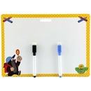 Stíratelná tabulka Krtek žlutá