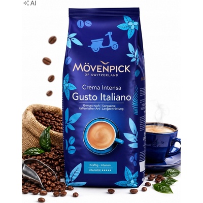Mövenpick GUSTO ITALIANO Caffè Crema zrnková 1 kg