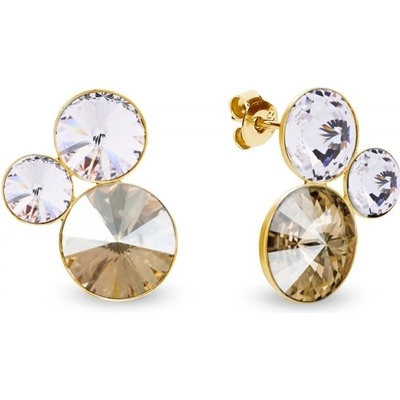Spark stříbrné pozlacené se Swarovski Elements Sweetie KG11223CGS