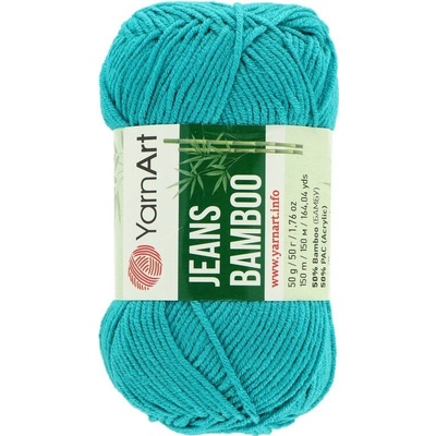 YarnArt Jeans Bamboo tyrkysová 140