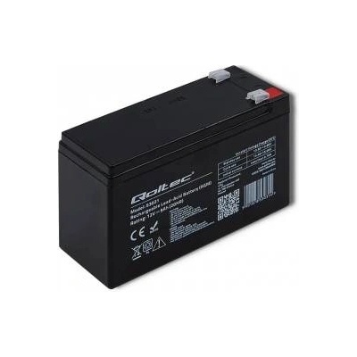 Qoltec 12V/9Ah AGM ZELLOW BATTERY