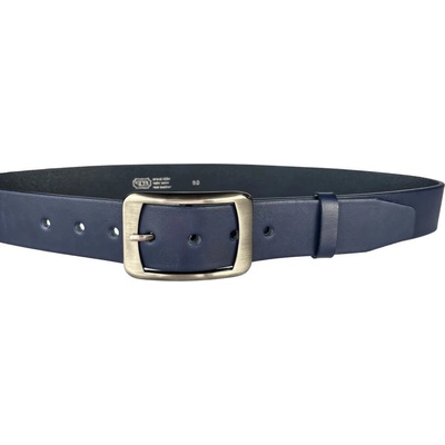 Penny Belts kožený opasek 16256 modrý