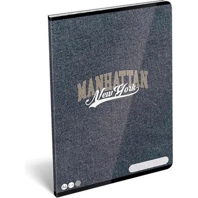 LIZZYSULI Zošit A4 linajkový Manhattan New York