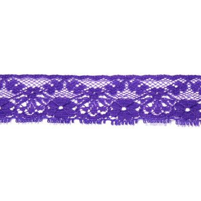 Krajka pevná 25mm nylon 541206 metráž - více barev Barva: 0021 fialová – Zboží Mobilmania