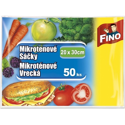 Fino - sáčky mikrotenové 20 x 30 cm, 7 mikronů, 50 ks – Hledejceny.cz