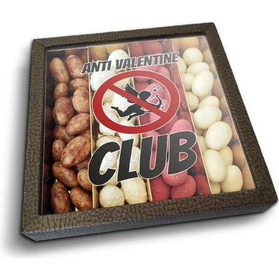 Sablio Mandle v čokoládě Anti Valentine Club 4 x 80 g