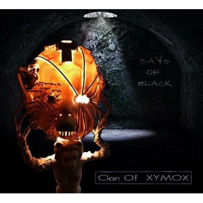 Clan Of Xymox - Days Of Black Orange Black Starburst LP