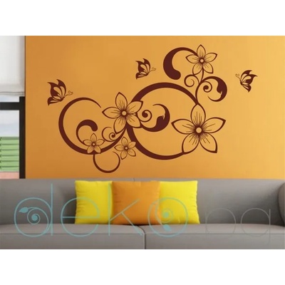 Флорална композиция с пеперуди (3091)