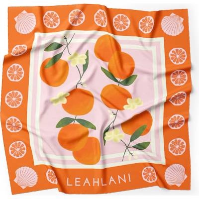 Leahlani Skincare hedvábný šátek Pamplemousse Silk Scarf