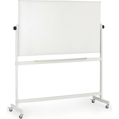 B2B Partner Mobilní otočná magnetická tabule, keramický povrch, 1500 x 900 mm