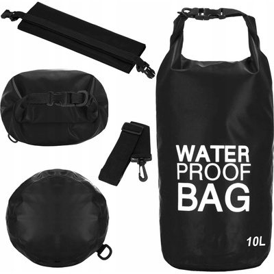 Springos Nepremokavý vak 10l WATER PROOF BAG čierny