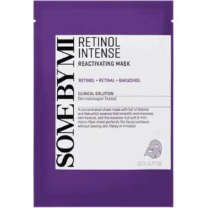 SOME BY MI Троен ретинолов комплекс с ретинол, ретинал и бакучиол, Some By Mi Retinol Intense Reactivating Face ? nti-aging / Moisturizing Mask 22gr