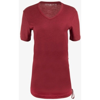 ALPINE PRO AIKA дамска тениска в цвят бордо ALPINE PRO | Cherven | ЖЕНИ | XS