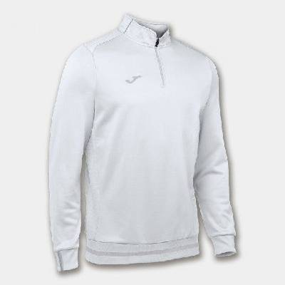Joma mikina CAMPUS II sweatshirt 1/2 ZIPPER white