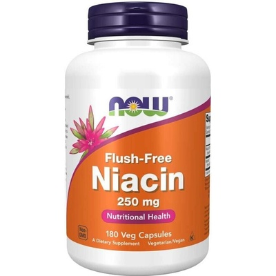 Now Foods Niacin Flush-Free 250mg 180 kapsúl