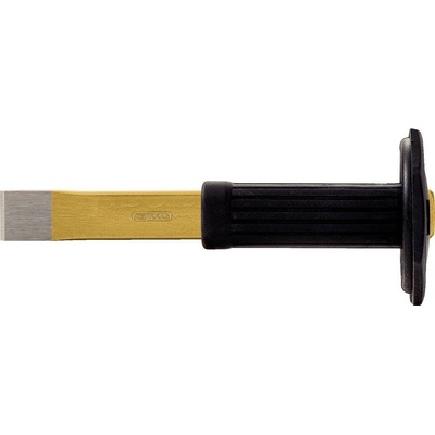 KS Tools Drážkovaný sekáč s rukoväťou na ochranu rúk, 230 mm 162.0141