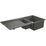 GROHE K500 композитна мивка 100x50.1 см сива с 2 легена (31646AT0) Мивка за вграждане