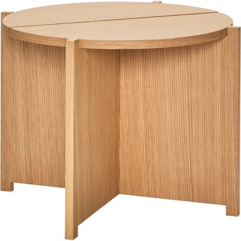 Hübsch Кръгла странична масичка от декор от дъб ø 55 cm Dash - Hübsch (881603)