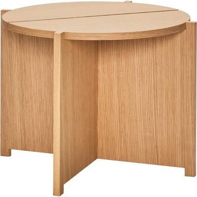 Hübsch Кръгла странична масичка от декор от дъб ø 55 cm Dash - Hübsch (881603)