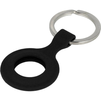 Силиконов ключодържател за Apple AirTag - Tel Silicone Keyring (черен)