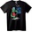 NOONEBRAND Тениска Ню Йорк алигатор скутерист - 2XL, Black
