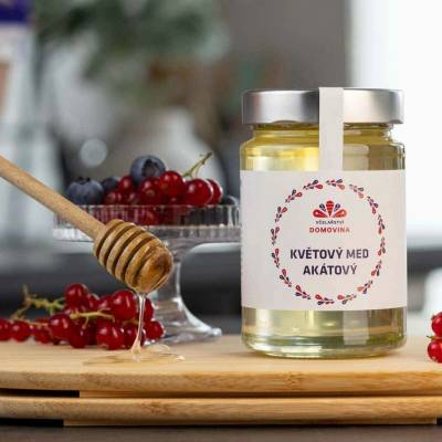 Včelařství Domovina Květový med akátový 400 g