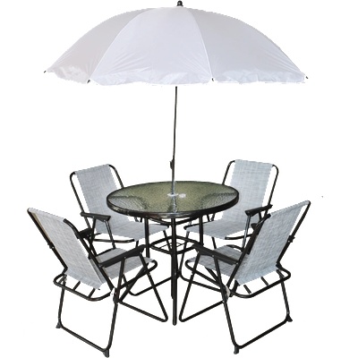 ГРАДИНСКИ СЕТ ОТ ЧАДЪР С МАСА И 4 СТОЛА (0166158)