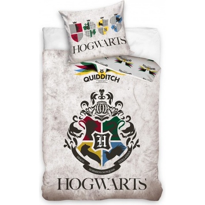 Halantex Povlečení Harry Potter Famfrpálové týmy 140x200 70x90