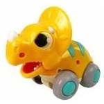 Inni producenci Dinosaur on Wheels Yellow Triceratops Figurine