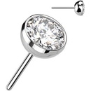Šperky4U kamínek k PUSH IN piercingu titan TIT1147C-015