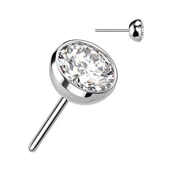 Šperky4U kamínek k PUSH IN piercingu titan TIT1147C-015