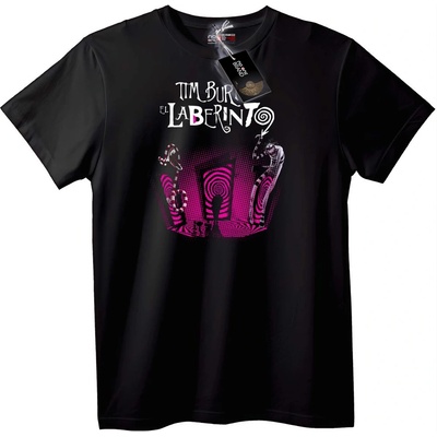 NOONEBRAND Тениска Tim Burton Labyrinth - 4XL, White