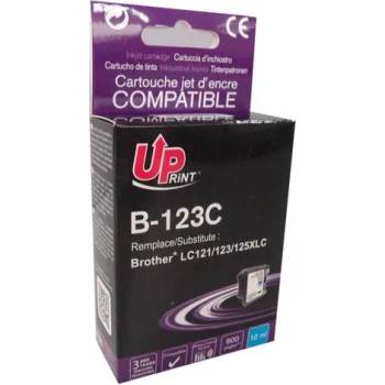 Compatible Мастилница UPRINT LC121/123/127 BROTHER, Cyan (LF-INK-BROT-LC123-121C-UP)