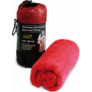 Printwear Rychleschnoucí sportovní ručník z mikrovlákna 60 x 120 cm Červená