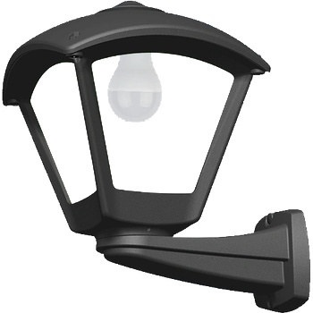 ELMARK Dario 250 ГРАД. ФЕНЕР ЗА СТЕНА 1xe27 ip55 ЧЕРЕН (96dario250w/bl)