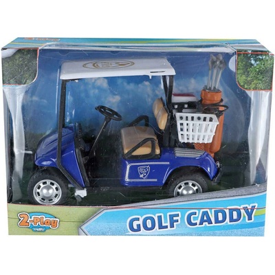 Mikro trading 2-Play Traffic Golfový vozík - 10 cm - zpětný chod s golfovými holemi