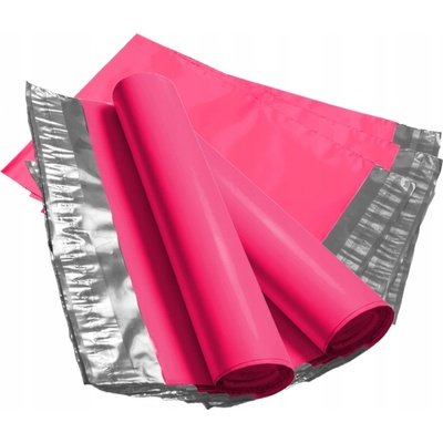 Plastové obálky růžové Pakova XL 500x600 100 ks