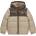 GUESS Зимно яке за момче в бежово и кафяво и лого Guess